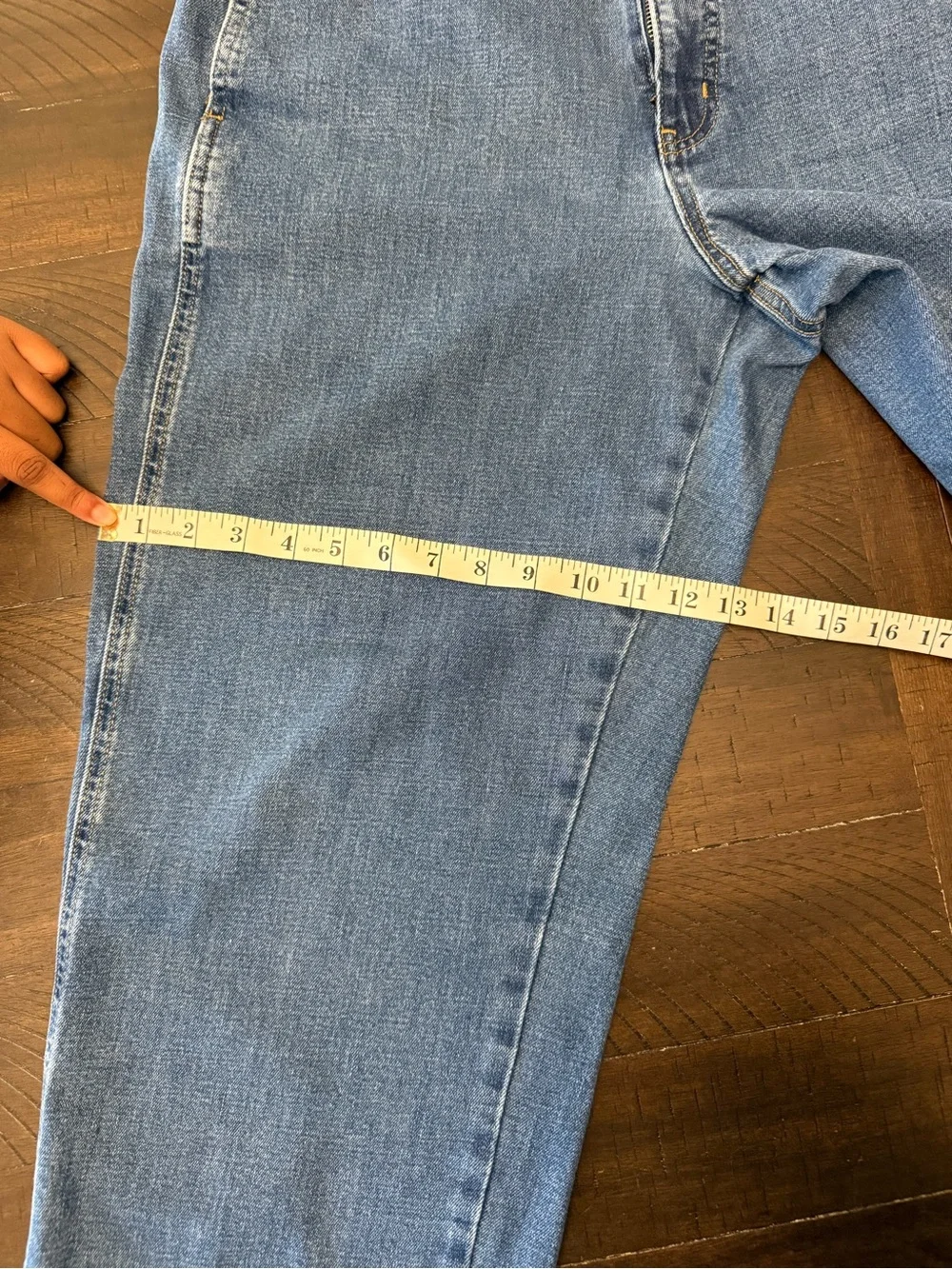 Banana Republic High Rise Straight Fit Dark Wash Women Capri Style Jeans 32x25.